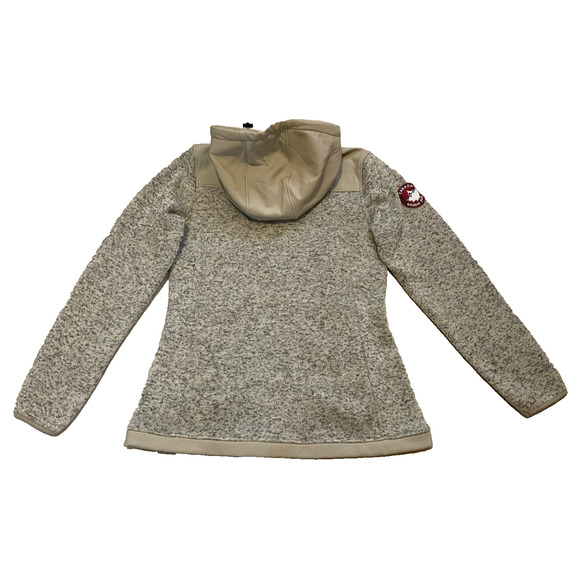 Canada Weatherguard Athletic Jacket Womens Size S/P Beige / Grey Fleece Coat - Picture 3 of 16